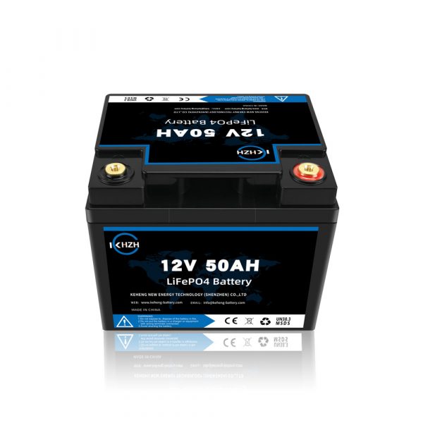 50AH 12V LiFePO4 series connection capable battery