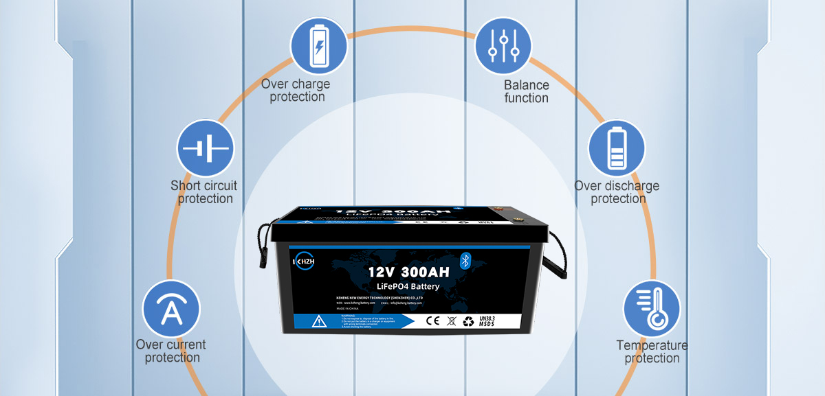 Wholesale BT Series 12V 300Ah LiFePO4 Battery w/bluetooth