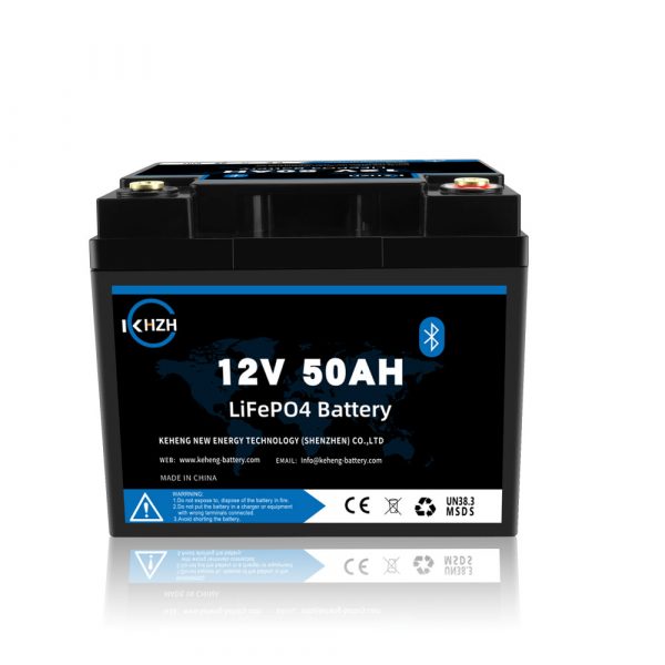 KHLiTech 12v 50ah lifepo4 battery bluetooth - Image 2