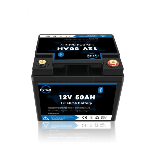 KHLiTech 12v 50ah lifepo4 battery bluetooth - Image 3