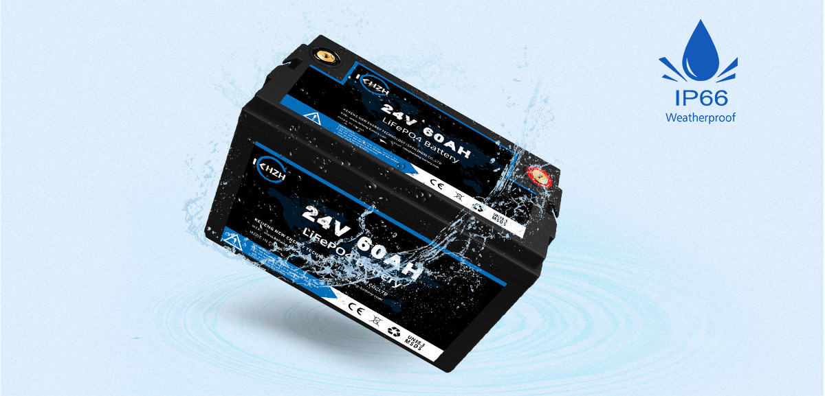 24v waterproof lithium battery