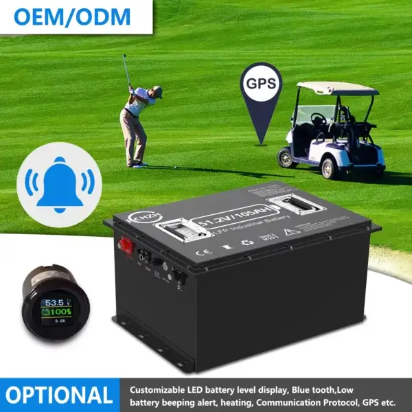 48v 200ah lithium golf cart battery