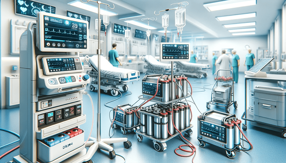 LiFePO4 batteries in medical equipment