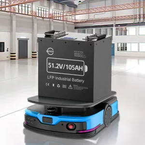 AGV AMR logistics robot battery factory