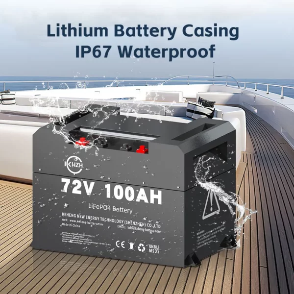 72V 100Ah Electric Outboard Motors Lithium Iron Phosphate Battery - Keheng - Image 2