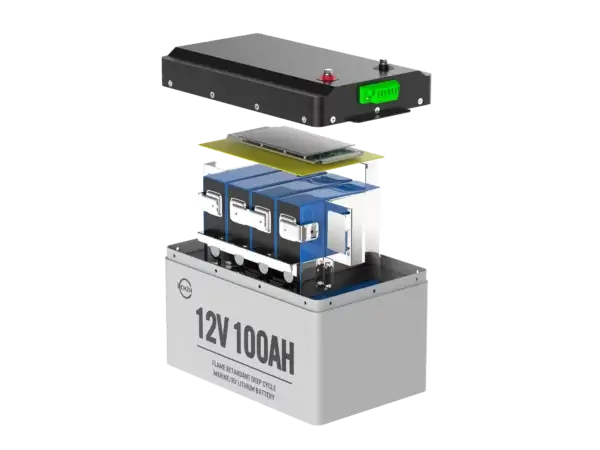 12V100A Anti-Fire Lithium Iron Phosphate Battery with Communication Protocol - Image 5