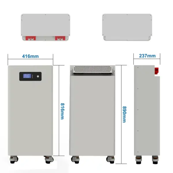 Home Energy Storage Powerwall Battery 51.2V 14Kw to 15Kwh Lifepo4 Battery (220v 5kw inverter optional) - Image 3