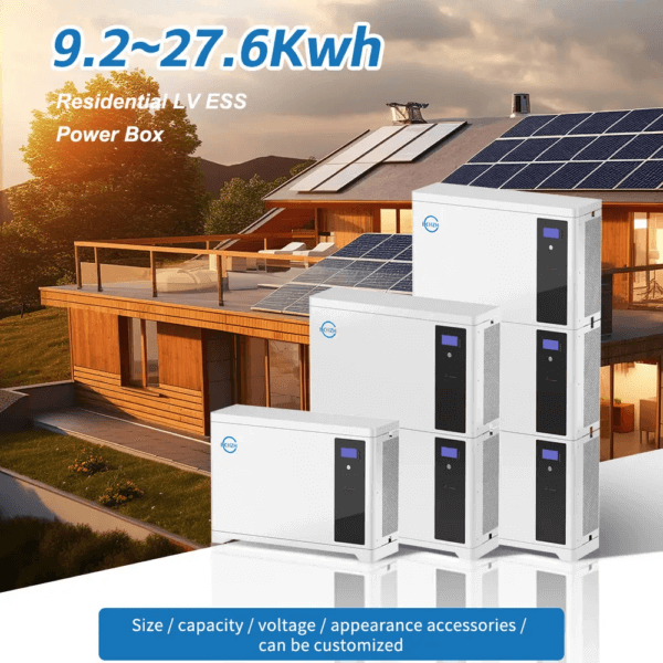 48V 180Ah Stacking Powerwall Solar System Lifepo4 battery - Image 2