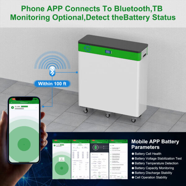 51.2V 600Ah Floor-standing lithium iron phosphate energy storage battery - Image 6